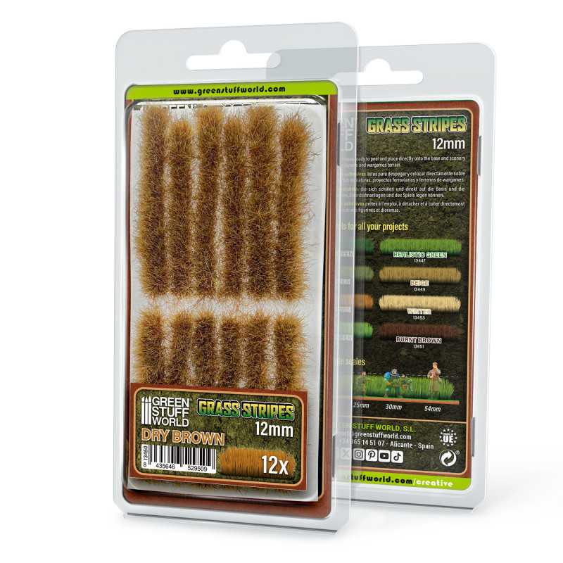 Bandes de gazon 12 mm - Brun sec Bandes de gazon 12 mm - Brun sec