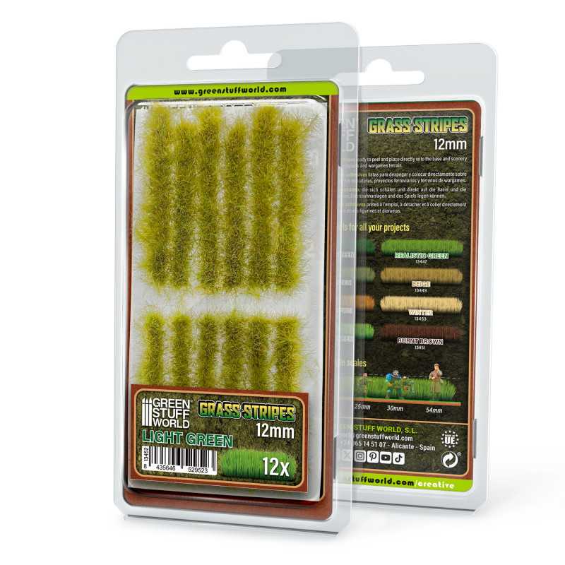Grass Strips 12 mm - Light Green Grass Strips 12 mm - Light Green