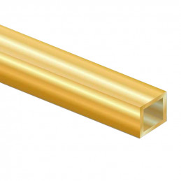 Tubi Quadrati in Ottone 1.5mm