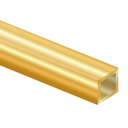 Tubi Quadrati in Ottone 2mm