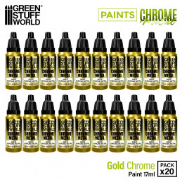 Chrome Paint - Gold 17ml | Chrome Paints