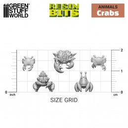 Resin Crab Collection | Miniature Crabs