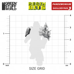 DakkaDakka - Pandemonium - Schulterpolster Nurgle Set 03 | Harz artikel