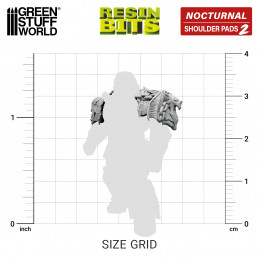 DakkaDakka - Nocturnal - Night Lords Shoulder Pads Set 02 | Resin items