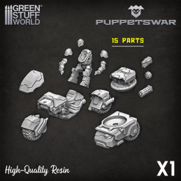 Heavy War-Steed Resin items