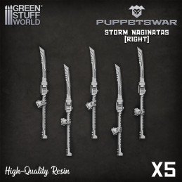 Naginata for storms - Right Resin items