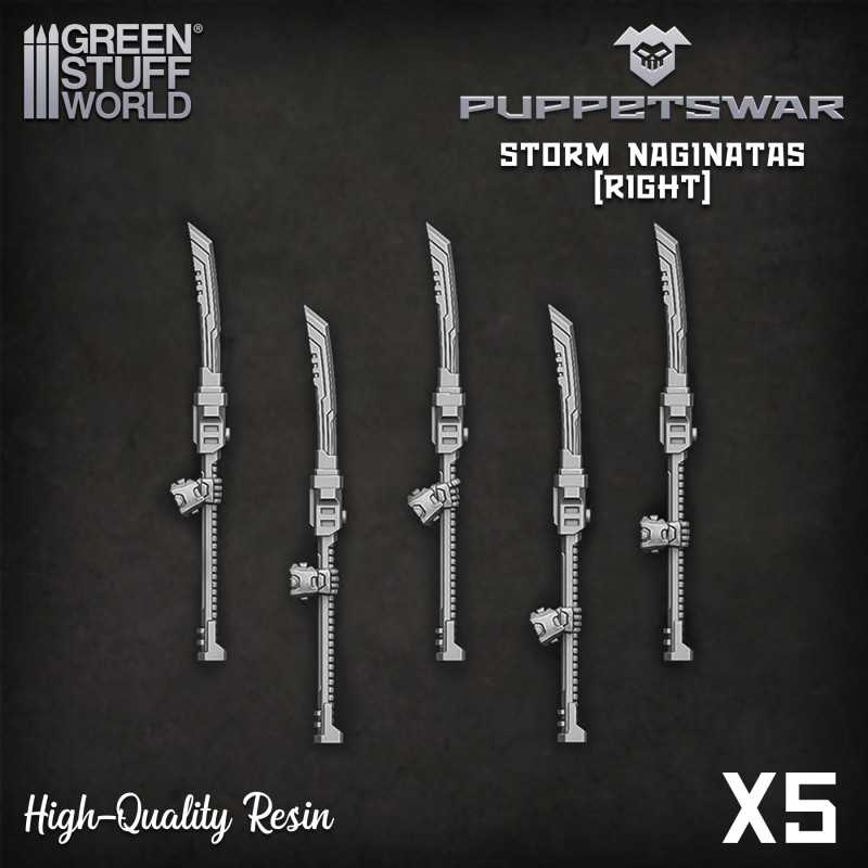 Naginata for storms - Right Resin items