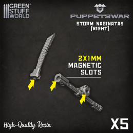 Naginata for storms - Right Resin items