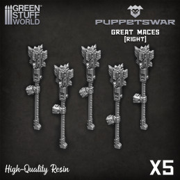Maces - Right Resin items