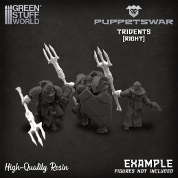 Tridents - Right Resin items