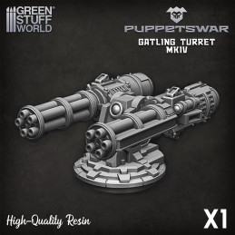 Gatling Turret Resin items