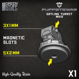 Gatling Turret Resin items
