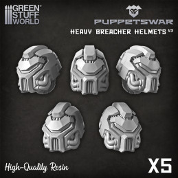 PuppetsWar - Heavy Breacher Helmets V3 Resin items
