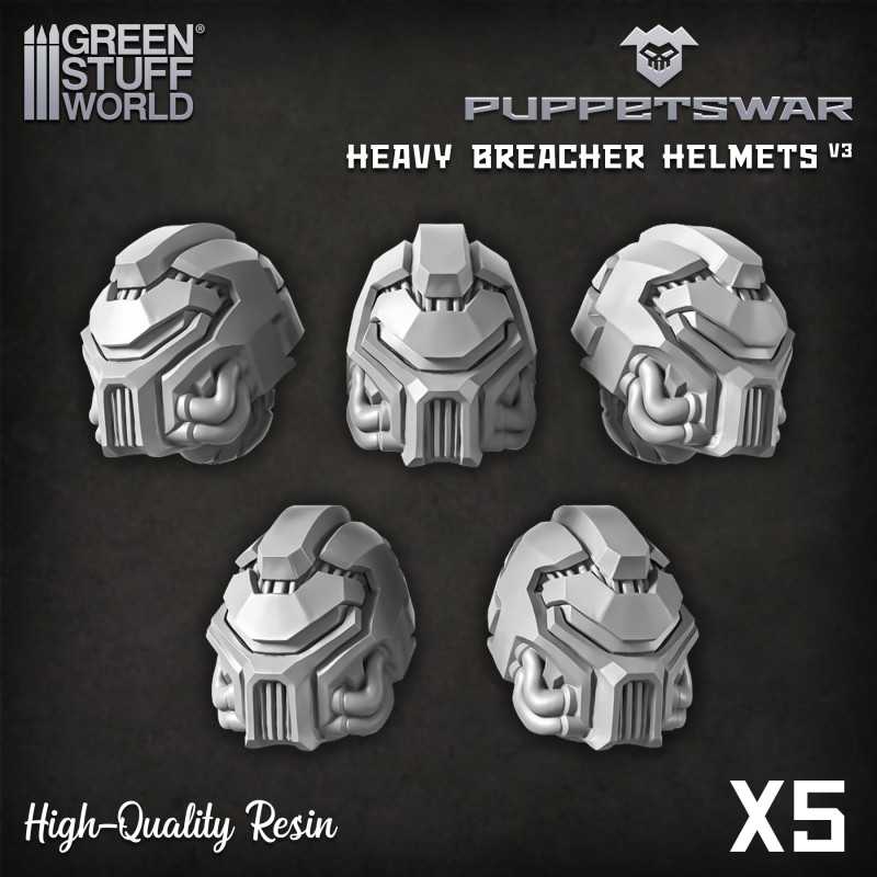 PuppetsWar - Heavy Breacher Helmets V3 Resin items PuppetsWar - Heavy Breacher Helmets V3 Resin items