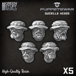 Guerilla Heads | Resin items