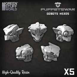 PuppetsWar - Gobots Heads Resin items