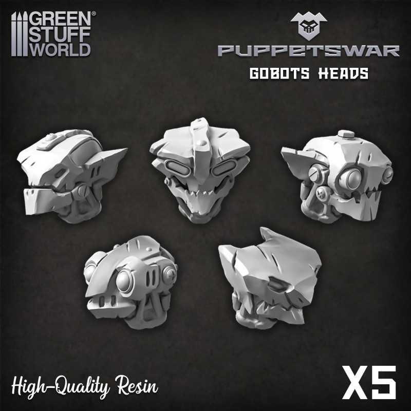 PuppetsWar - Cabezas de Gobots Artículos de resina PuppetsWar - Cabezas de Gobots Artículos de resina