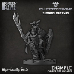Puppetswar - Burning Katanas - Right Resin items
