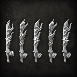 Puppetswar - Burning Katanas - Right Resin items
