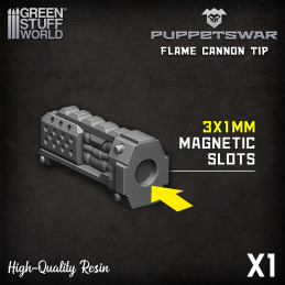 Flame Cannon Tip | Resin items