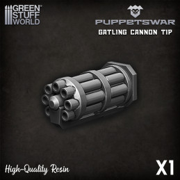 Gatling Cannon Tip | Resin items