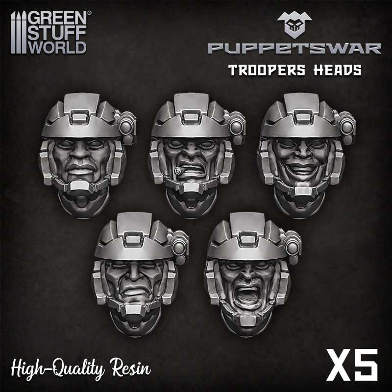 Troopers heads | Resin items Troopers heads | Resin items