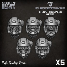 PuppetsWar - Shade Troopers Heads | Resin items