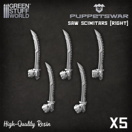 PuppetsWar - Saw Scimitars - Droite Articles en résine