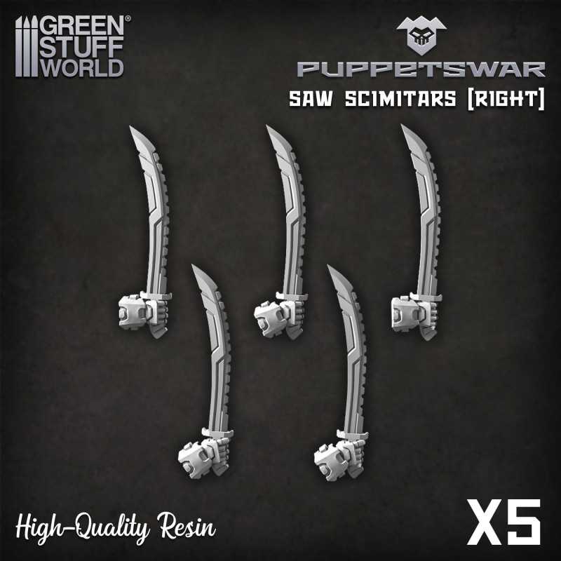 PuppetsWar - Saw Scimitars - Droite Articles en résine