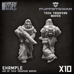 Tech Troopers Bodies | Resin items