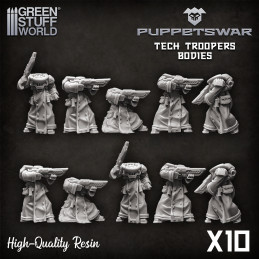 Tech Troopers Bodies | Resin items