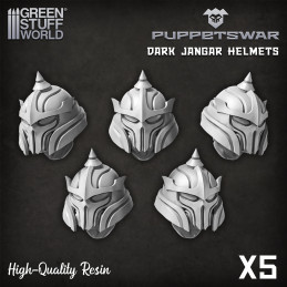 PuppetsWar - Dark Jangar Helmets Resin items