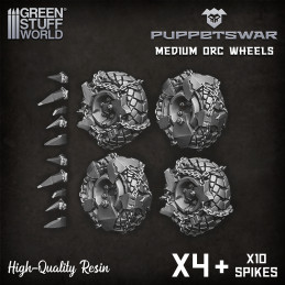 Turret - Medium Orc Wheels | Resin items