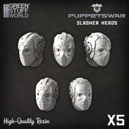 Puppetswar - Slasher Heads Resin items