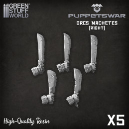 Orcs Machetes - Right Resin items