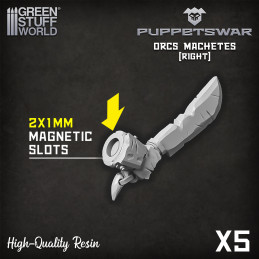 Orcs Machetes - Right Resin items