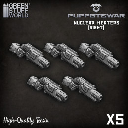 Nuclear Heaters - Right | Resin items