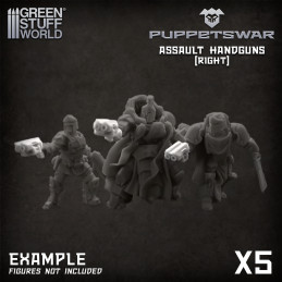 Assault Handguns - Right | Resin items