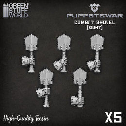 Combat Shovel - Right Resin items