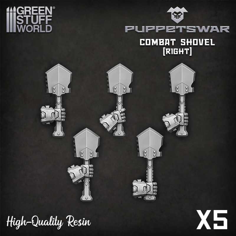 Combat Shovel - Right Resin items Combat Shovel - Right Resin items