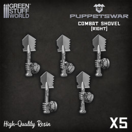 Combat Shovel - Right Resin items