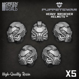 Heavy Breacher Helmets 2 Resin items