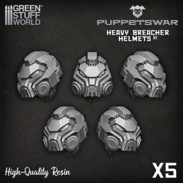 Heavy Breacher Helmets Resin items