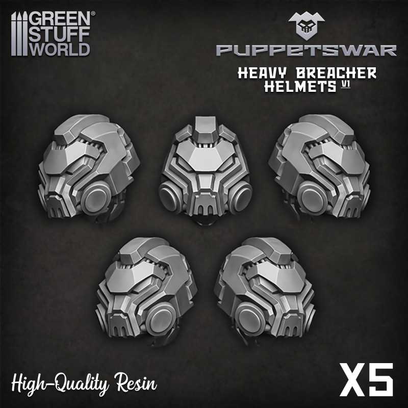 Heavy Breacher Helmets Resin items