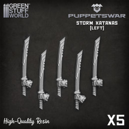 Storm Katanas - Left Resin items