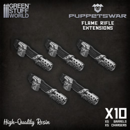 Plasma Rifle Extensions | Resin items