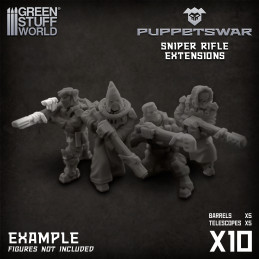 Flame Rifle Extensions | Resin items
