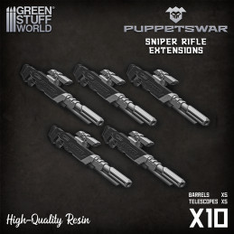Flame Rifle Extensions | Resin items