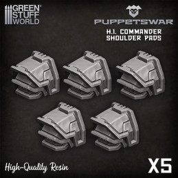 Épaulettes Commander | Articles en résine