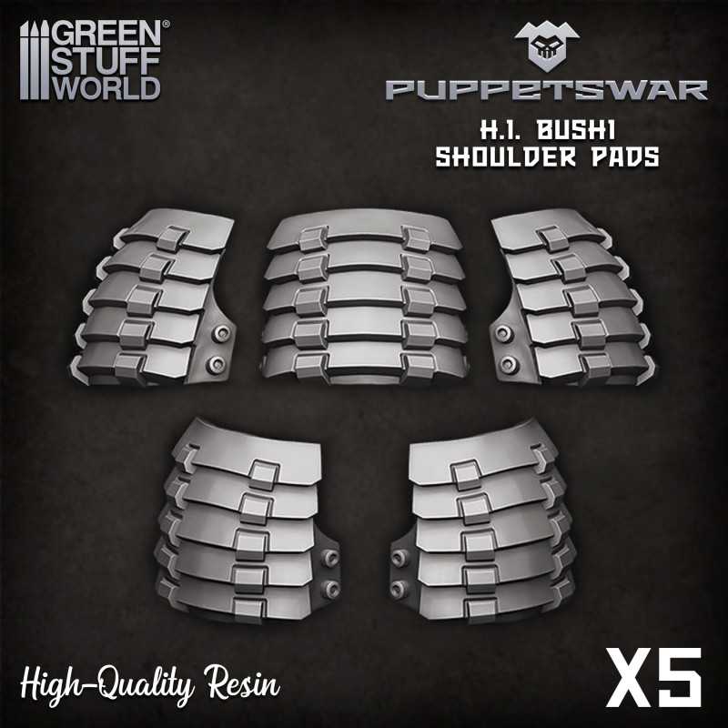 Bushi Shoulder Pads | Resin items Bushi Shoulder Pads | Resin items